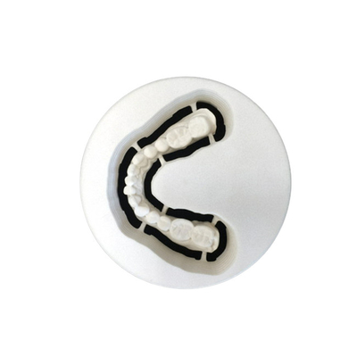 A elevada precisão 3D que imprime a porcelana fundiu ao laboratório dental da coroa do metal