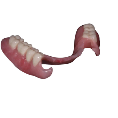 Dentaduras compostas do titânio ligado lustroso para o laboratório dental da dentadura