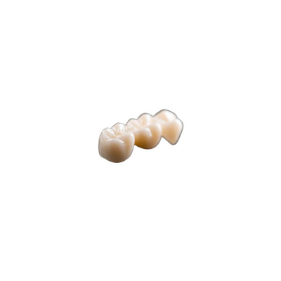 Vista a coroa dental cerâmica natural Rich Manufacturing Experience Comfortable