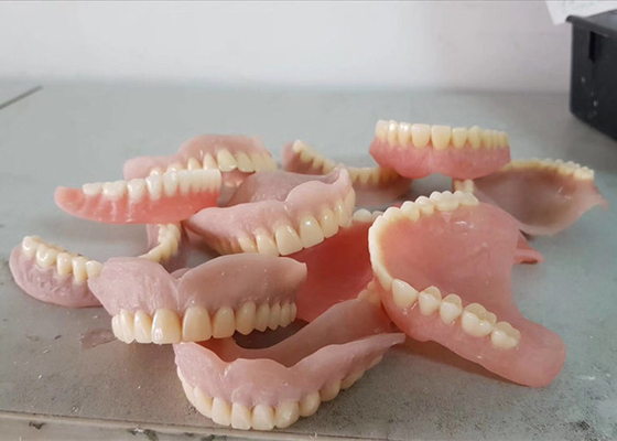 Modelos dentais de Digitas do laboratório dental de borracha de superfície liso da dentadura do OEM